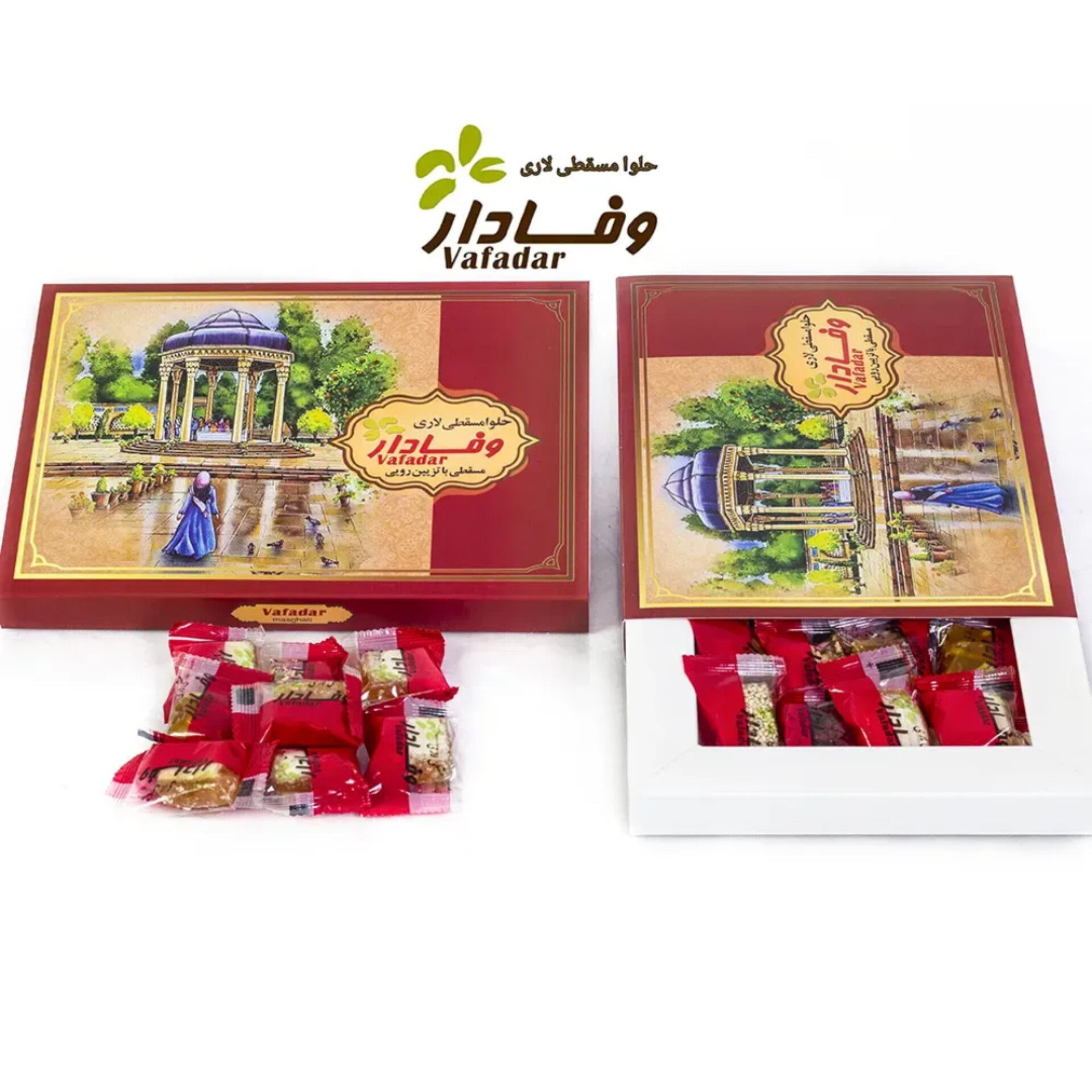 حلوا مسقطی میکس طرح کشویی ۵۰۰ گرمی